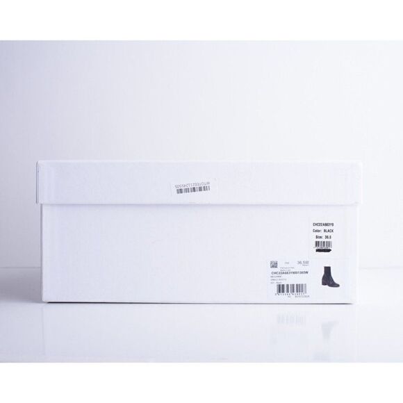 Chloe Womens Meganne Leather Ankle Boots Booties Black EU 35.6 US 6.5 Block Heel - Picture 9 of 9